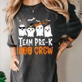 Cute Ghost Team Pre K Boo Crew Halloween Teacher Student Women's Comfort Colors T-Shirt Pepper Cute Ghost Team Pre K Boo Crew Halloween Teacher Student Women's Comfort Colors T-Shirt Pepper