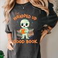 Cute Halloween Teacher Librarian Mummy Reading Books Women's Comfort Colors T-Shirt Pepper Cute Halloween Teacher Librarian Mummy Reading Books Women's Comfort Colors T-Shirt Pepper