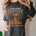 A Day Without Pottery Teacher Clay Kiln Ceramics Artist Men Women Women's Comfort Colors T-Shirt Pepper A Day Without Pottery Teacher Clay Kiln Ceramics Artist Men Women Women's Comfort Colors T-Shirt Pepper