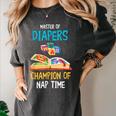 Daycare Provider Master Of Diapers Childcare Teacher Women's Comfort Colors T-Shirt Pepper Daycare Provider Master Of Diapers Childcare Teacher Women's Comfort Colors T-Shirt Pepper