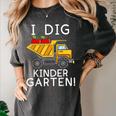 I Dig Kindergarten Student Teacher Construction First Day Women's Comfort Colors T-Shirt Pepper I Dig Kindergarten Student Teacher Construction First Day Women's Comfort Colors T-Shirt Pepper