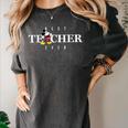 Disney Mickey Mouse Thumbs Up Best Teacher Ever Teacher Women's Comfort Colors T-Shirt Pepper