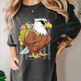 Eagle First Day Of School Teacher Back To School Eagle Women's Comfort Colors T-Shirt Pepper Eagle First Day Of School Teacher Back To School Eagle Women's Comfort Colors T-Shirt Pepper