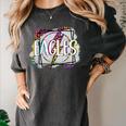 Eagles Teacher School Sports Fan Team Spirit Women's Comfort Colors T-Shirt Pepper Eagles Teacher School Sports Fan Team Spirit Women's Comfort Colors T-Shirt Pepper