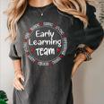 Early Learning TEAM Preschool Teacher Early Learners Crew Women's Comfort Colors T-Shirt Pepper Early Learning TEAM Preschool Teacher Early Learners Crew Women's Comfort Colors T-Shirt Pepper