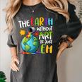 Earth Without Art Is Just Eh Artist Art Teacher Women's Comfort Colors T-Shirt Pepper