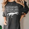 Lets Eat Kids Punctuation Saves Lives Dino Teacher Men Women's Comfort Colors T-Shirt Pepper Lets Eat Kids Punctuation Saves Lives Dino Teacher Men Women's Comfort Colors T-Shirt Pepper