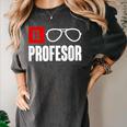 El Professor Money Costume Profesor Glasses Men Teacher Gift Women's Comfort Colors T-Shirt Pepper