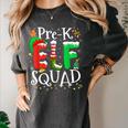 Elf Squad Pre-k Teacher Christmas Child Xmas Women's Comfort Colors T-Shirt Pepper Elf Squad Pre-k Teacher Christmas Child Xmas Women's Comfort Colors T-Shirt Pepper