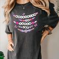 Enchanted To Teach You Bracelet Teacher Back To School Women's Comfort Colors T-Shirt Pepper