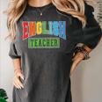 English Teacher Men Women Grammar Class English Teacher Women's Comfort Colors T-Shirt Pepper