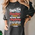 English Teacher Women's Comfort Colors T-Shirt Pepper