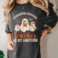 Exhausted Daycare Teacher Is My Costume Halloween Ghost Fun For Men Women Women's Comfort Colors T-Shirt Pepper Exhausted Daycare Teacher Is My Costume Halloween Ghost Fun For Men Women Women's Comfort Colors T-Shirt Pepper
