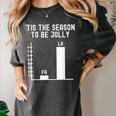 Fa La 8 Math Pun Math Teacher Christmas Women's Comfort Colors T-Shirt Pepper