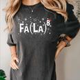 Fa La 8 Shirt Math Teacher Christmas Women's Comfort Colors T-Shirt Pepper Fa La 8 Shirt Math Teacher Christmas Women's Comfort Colors T-Shirt Pepper