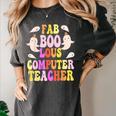 Faboolous COMPUTER TEACHER Costume This Is My Spooky Mom Dad Women's Comfort Colors T-Shirt Pepper Faboolous COMPUTER TEACHER Costume This Is My Spooky Mom Dad Women's Comfort Colors T-Shirt Pepper
