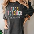 FACS Teacher Squad Colorful Appreciation Day Back To School Men Women Girls Kids Women's Comfort Colors T-Shirt Pepper