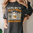 Are You Fall o Ween Directions Halloween Skeleton Teacher Women's Comfort Colors T-Shirt Pepper Are You Fall o Ween Directions Halloween Skeleton Teacher Women's Comfort Colors T-Shirt Pepper
