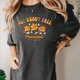 All About Fall Prevention Therapy SPED Teacher Thanksgiving Women's Comfort Colors T-Shirt Pepper