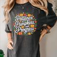 Fall Special Education Teacher Pumpkin Autumn Halloween Women's Comfort Colors T-Shirt Pepper