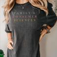 FCS Teacher Family And Consumer Sciences Minimalist Teacher Women's Comfort Colors T-Shirt Pepper FCS Teacher Family And Consumer Sciences Minimalist Teacher Women's Comfort Colors T-Shirt Pepper
