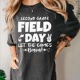 Field Day Second 2nd Grade Orange 2025 Boy Girl Teacher Women's Comfort Colors T-Shirt Pepper