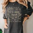 Fifth Grade Squad Adventure Camping 5th Grade Teacher Kids Women's Comfort Colors T-Shirt Pepper