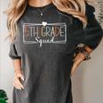 Fifth Grade Squad Teachers Kids 5th Grade Back To School Women's Comfort Colors T-Shirt Pepper Fifth Grade Squad Teachers Kids 5th Grade Back To School Women's Comfort Colors T-Shirt Pepper