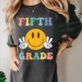 Fifth Grade Team Teachers Boys Girls Retro Smile 5th Grade Women's Comfort Colors T-Shirt Pepper Fifth Grade Team Teachers Boys Girls Retro Smile 5th Grade Women's Comfort Colors T-Shirt Pepper