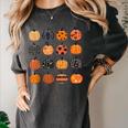 Folk Art Pumpkins Teacher Nurses Admin Witch Halloween Cute Women's Comfort Colors T-Shirt Pepper Folk Art Pumpkins Teacher Nurses Admin Witch Halloween Cute Women's Comfort Colors T-Shirt Pepper