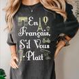 French Teacher En Francais S'Il Vous Plait End Of Year Women's Comfort Colors T-Shirt Pepper French Teacher En Francais S'Il Vous Plait End Of Year Women's Comfort Colors T-Shirt Pepper