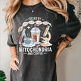 Fueled By Mitochondria Coffee Science Teacher Student Women's Comfort Colors T-Shirt Pepper