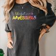 The Future Is Accessible Special Education Teacher Women's Comfort Colors T-Shirt Pepper