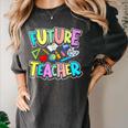 Future Teacher Kid's Career Women's Comfort Colors T-Shirt Pepper Future Teacher Kid's Career Women's Comfort Colors T-Shirt Pepper