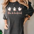 Ghost Ballet Dancer Halloween Dance Teacher Pas De Boo-Rée Women's Comfort Colors T-Shirt Pepper Ghost Ballet Dancer Halloween Dance Teacher Pas De Boo-Rée Women's Comfort Colors T-Shirt Pepper