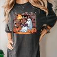 Ghost Book Reading Halloween Books Lover Teacher Women's Comfort Colors T-Shirt Pepper Ghost Book Reading Halloween Books Lover Teacher Women's Comfort Colors T-Shirt Pepper