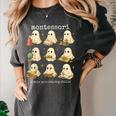 Ghosts Halloween Montessori Teacher Educator Costume Women's Comfort Colors T-Shirt Pepper Ghosts Halloween Montessori Teacher Educator Costume Women's Comfort Colors T-Shirt Pepper