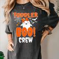 Girl Toddler Boo Crew Daycare Teacher Halloween Party Women's Comfort Colors T-Shirt Pepper