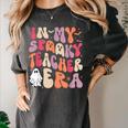 Groovy In My Spooky Teacher Era Halloween Party Boo Women's Comfort Colors T-Shirt Pepper