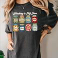 Groovy Teaching Is My Jam Teacher Appreciation Women's Comfort Colors T-Shirt Pepper