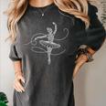 Halloween Ballet Mummy Ballerina Spooky Dance Teacher Women Women's Comfort Colors T-Shirt Pepper