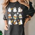 Halloween Ghost Music Teacher Playing Instruments Women's Comfort Colors T-Shirt Pepper Halloween Ghost Music Teacher Playing Instruments Women's Comfort Colors T-Shirt Pepper