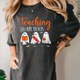 Halloween Ghost Teachers Teaching My Boos Costume Women Men Women's Comfort Colors T-Shirt Pepper Halloween Ghost Teachers Teaching My Boos Costume Women Men Women's Comfort Colors T-Shirt Pepper