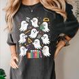 Halloween Math Teacher Ghost Math Teacher Spooky Halloween Women's Comfort Colors T-Shirt Pepper Halloween Math Teacher Ghost Math Teacher Spooky Halloween Women's Comfort Colors T-Shirt Pepper