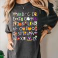 Halloween Nursery Teacher Shirt Halloween Alphabet Women's Comfort Colors T-Shirt Pepper Halloween Nursery Teacher Shirt Halloween Alphabet Women's Comfort Colors T-Shirt Pepper