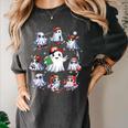 Halloween PE Teacher Ghost Playing Sports Physical Education Women's Comfort Colors T-Shirt Pepper