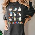 Halloween PE Teacher Spooky Physical Education Teacher Women's Comfort Colors T-Shirt Pepper
