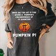 Halloween Pumpkin Pi Math Geometry Teachers Students For Men Women Kids Women's Comfort Colors T-Shirt Pepper