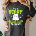 Halloween This Is My Scary Preschool Teacher Custome For Men Women Kids Women's Comfort Colors T-Shirt Pepper Halloween This Is My Scary Preschool Teacher Custome For Men Women Kids Women's Comfort Colors T-Shirt Pepper
