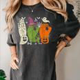 Halloween SPED Teacher Boo In ASL Boo Hands Sign Language Women's Comfort Colors T-Shirt Pepper